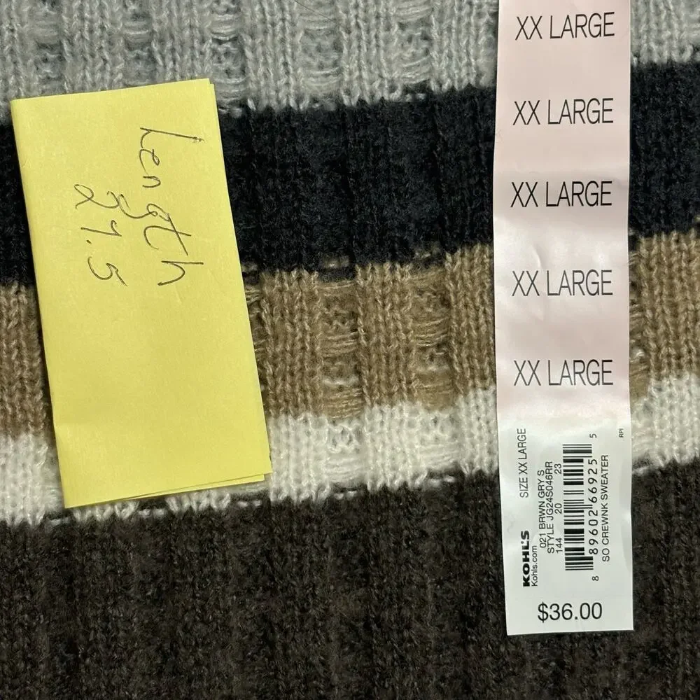 SO Goods for Life NWT Womens Sweater XXL Warm Soft Winter Activities Sustainable - Picture 12 of 16